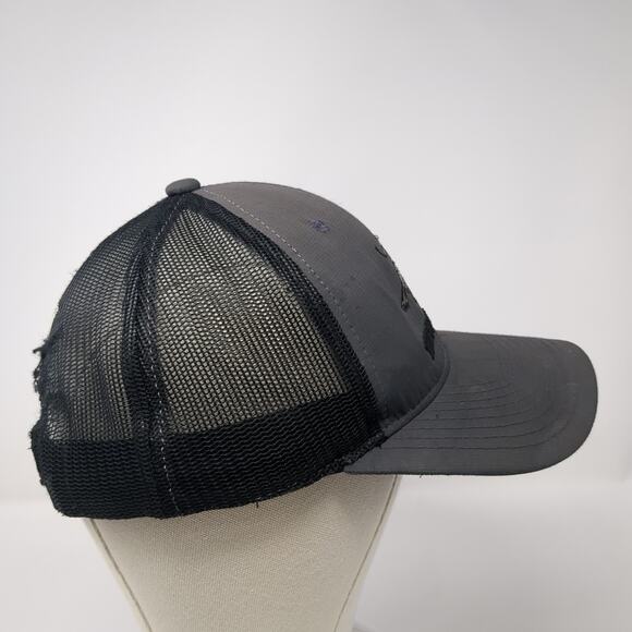 Winchester Snapback Trucker Hat Gray One Size Adjustable Embroidered Mesh Back - Picture 5 of 9